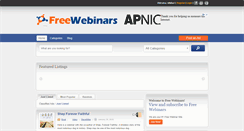 Desktop Screenshot of freewebinars.com