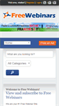 Mobile Screenshot of freewebinars.com